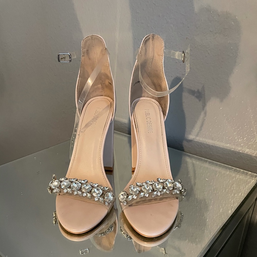 Rhinestone heels